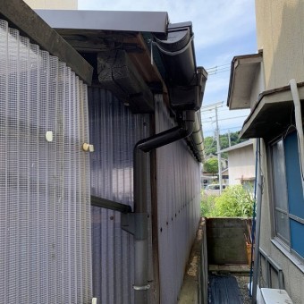 樋工事完了