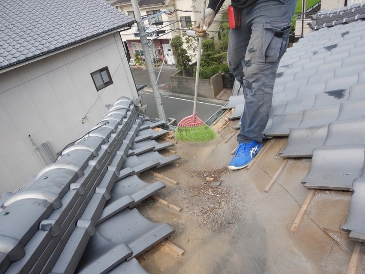 本谷の掃除の様子