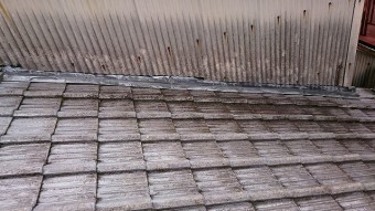 西条市丹原町曽我部モータース修理工場との取り合い